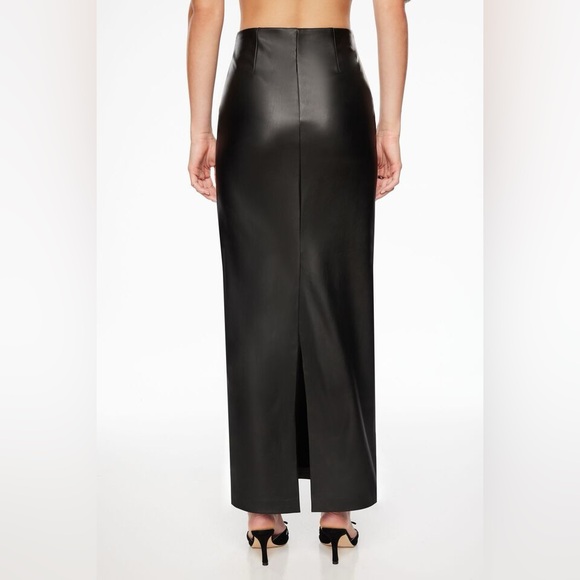 ISO from Dynamite Arya Faux Leather Maxi Skirt - Picture 3 of 3